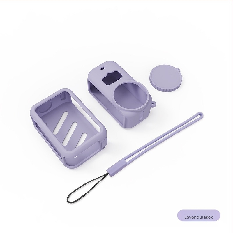 DJI Osmo Nano kamera szilikon védőtokja; Anyag: Szilikon; Kompatibilis: DJI Osmo Nano kamera; Logó nyomtatás: Igen; Feldolgozási módszer: hőtranszfer nyomtatás; Testreszabás: Igen.