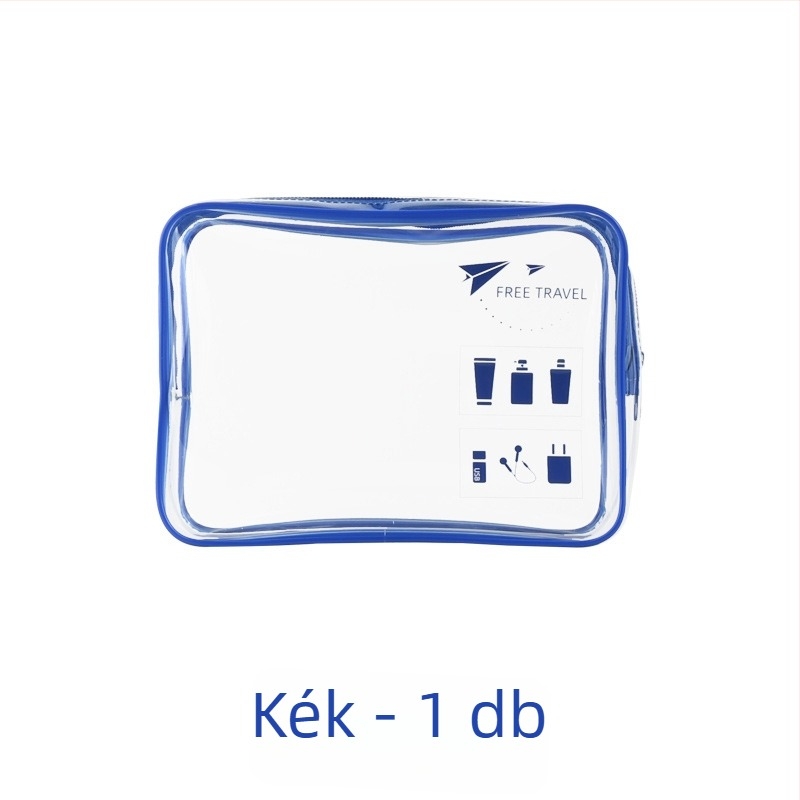 PVC sminktáska, kocka alakú, többfunkciós, modell G0Q00127-128-129