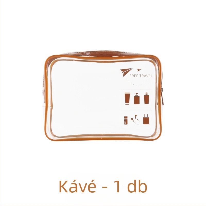 PVC sminktáska, kocka alakú, többfunkciós, modell G0Q00127-128-129