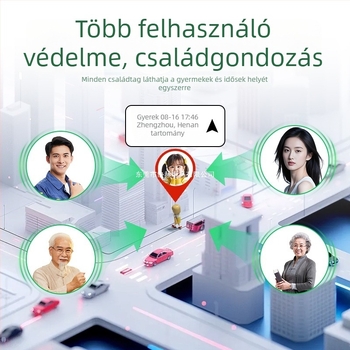 Gyereklokátor készülék, száraz elemű akkumulátor, modell: Child locator