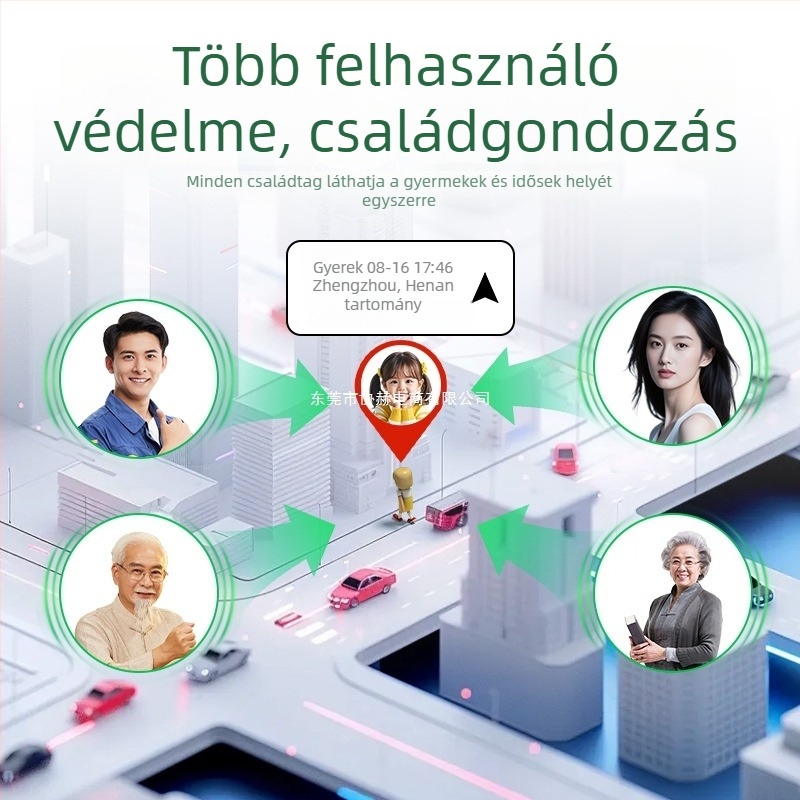 Gyereklokátor készülék, száraz elemű akkumulátor, modell: Child locator
