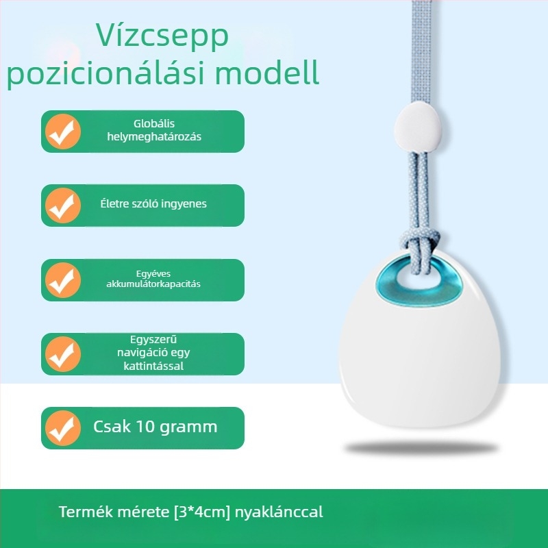 Gyereklokátor készülék, száraz elemű akkumulátor, modell: Child locator