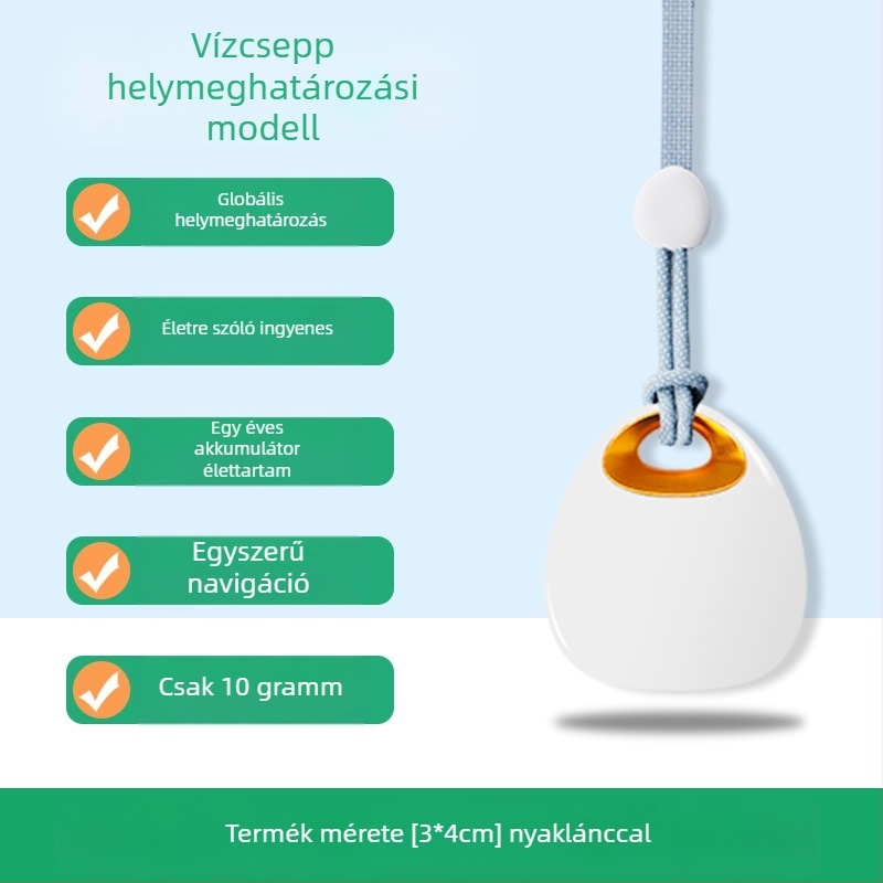 Gyereklokátor készülék, száraz elemű akkumulátor, modell: Child locator