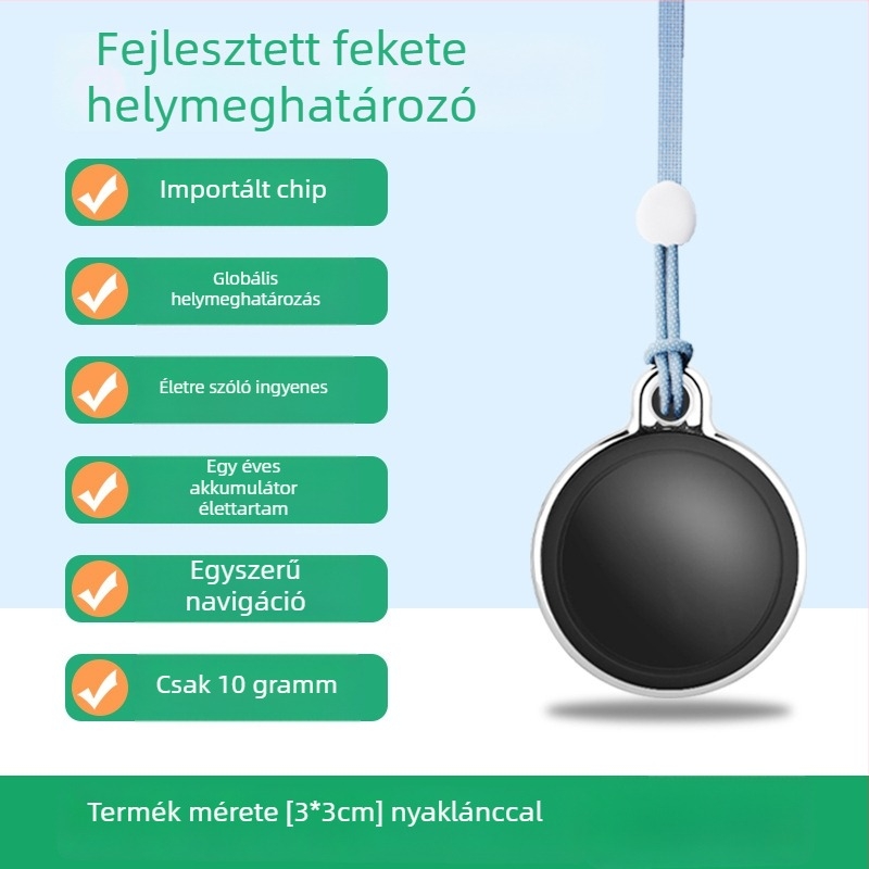 Gyereklokátor készülék, száraz elemű akkumulátor, modell: Child locator