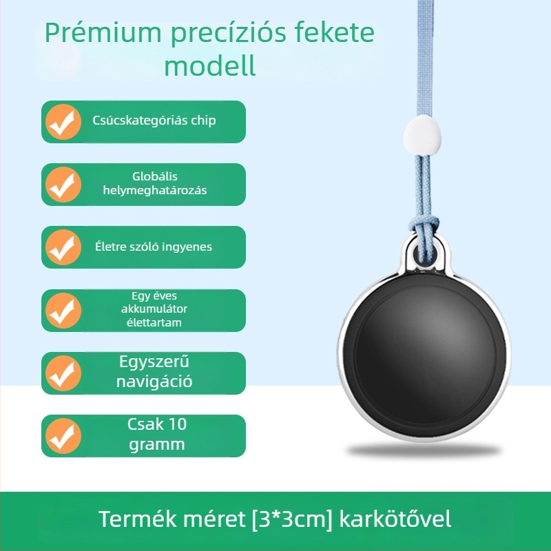 Gyereklokátor készülék, száraz elemű akkumulátor, modell: Child locator