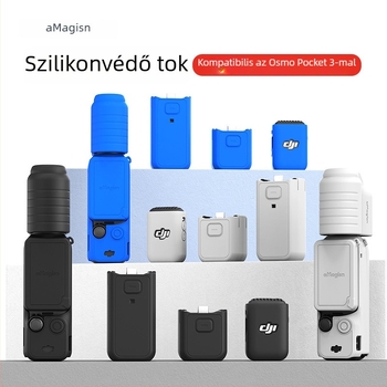 Szilikon védőtok DJI Osmo Pocket 3-hoz – amagisn márka, pocket3 modell, kompatibilis pocket3, anyaga szilikon