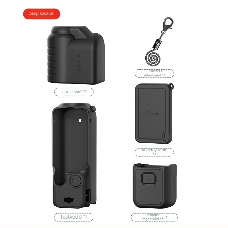 Szilikon védőtok DJI Osmo Pocket 3-hoz – amagisn márka, pocket3 modell, kompatibilis pocket3, anyaga szilikon