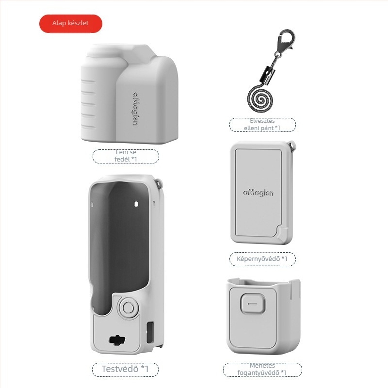 Szilikon védőtok DJI Osmo Pocket 3-hoz – amagisn márka, pocket3 modell, kompatibilis pocket3, anyaga szilikon