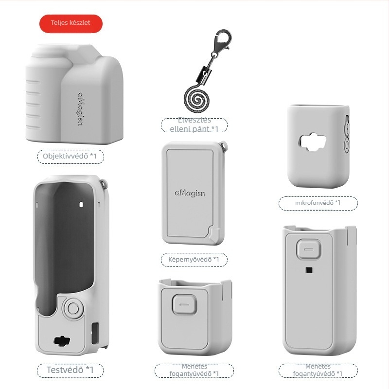 Szilikon védőtok DJI Osmo Pocket 3-hoz – amagisn márka, pocket3 modell, kompatibilis pocket3, anyaga szilikon