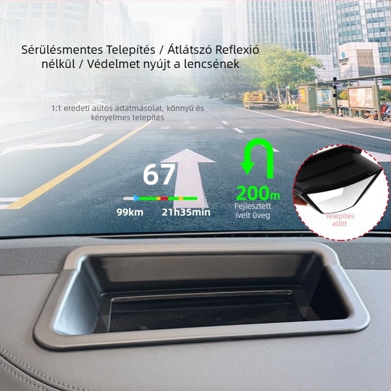 HUD Head-Up Display védőfedél Nio ES6/EC6/ES8-hoz – ABS belső kiegészítők
