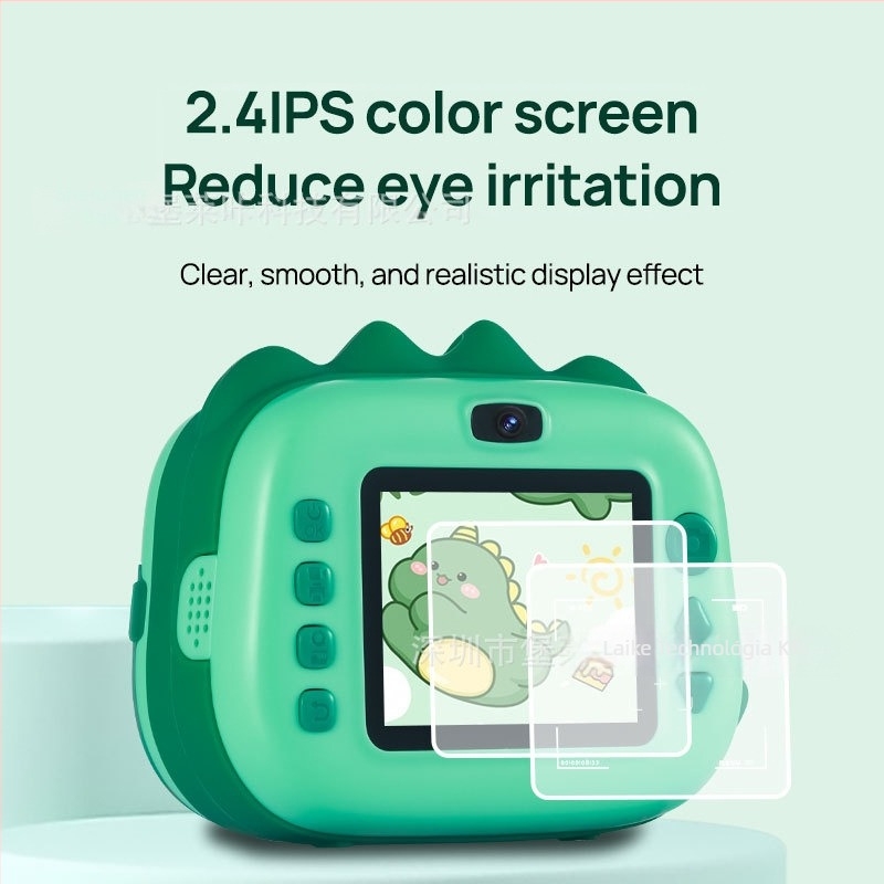 Gyerekeknek szánt mini Polaroid kamera HD dupla lencsével, fényképeket nyomtat, TF kártya-tároló, M05 modell