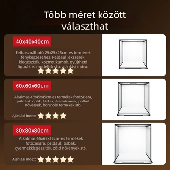 Összecsukható kis fotóstúdió Yt-syp45 Oxford anyagból