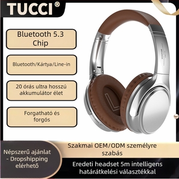 VJ901 Bluetooth fejhallgató, retro stílus, BT 6.0, 15 m hatótáv, összecsukható, 8 h akkumulátor-élettartam