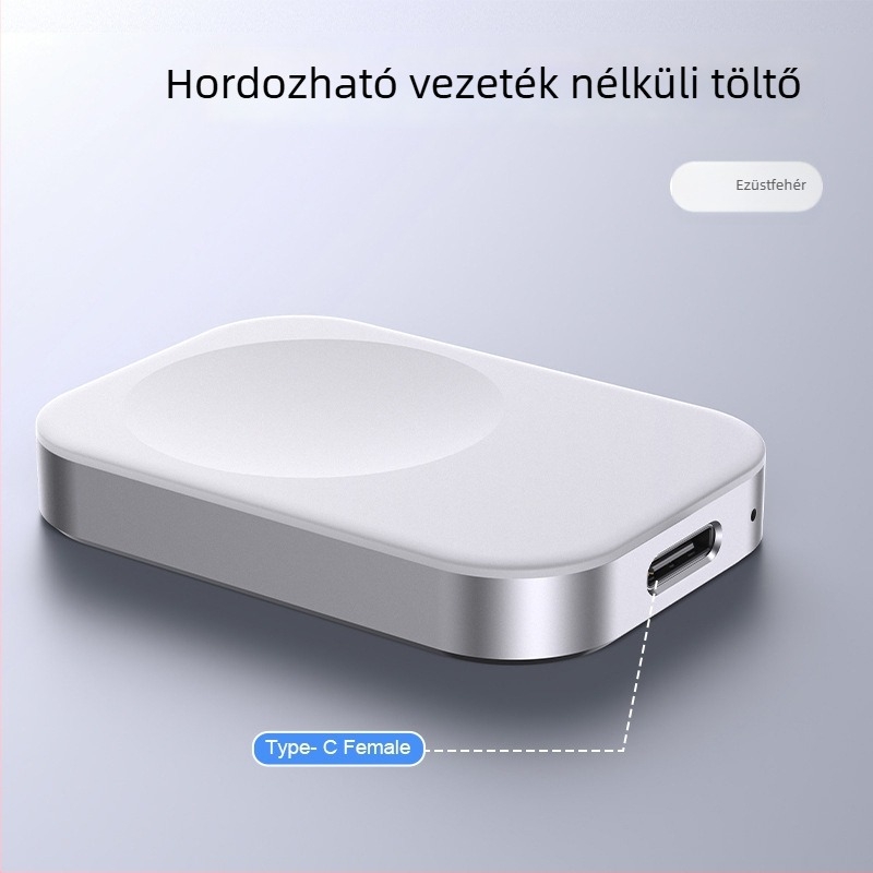 R7 mágneses vezeték nélküli óratöltő – Mini hordozható (QC3.0, 3W, Mágneses töltés, Gyors töltés)