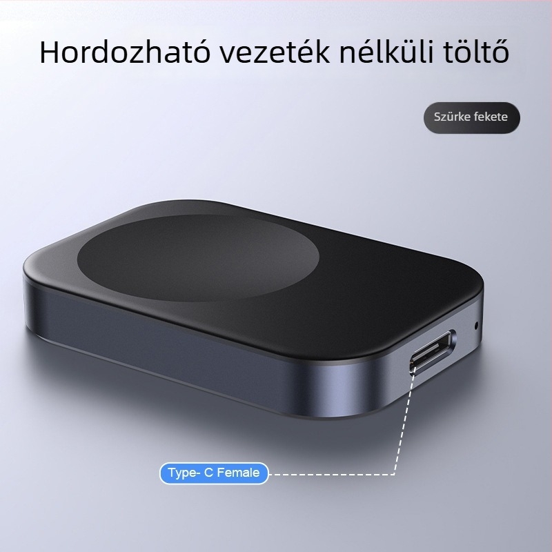 R7 mágneses vezeték nélküli óratöltő – Mini hordozható (QC3.0, 3W, Mágneses töltés, Gyors töltés)