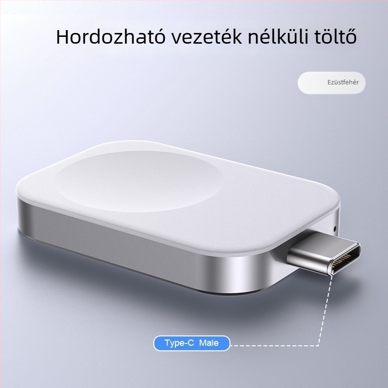 R7 mágneses vezeték nélküli óratöltő – Mini hordozható (QC3.0, 3W, Mágneses töltés, Gyors töltés)