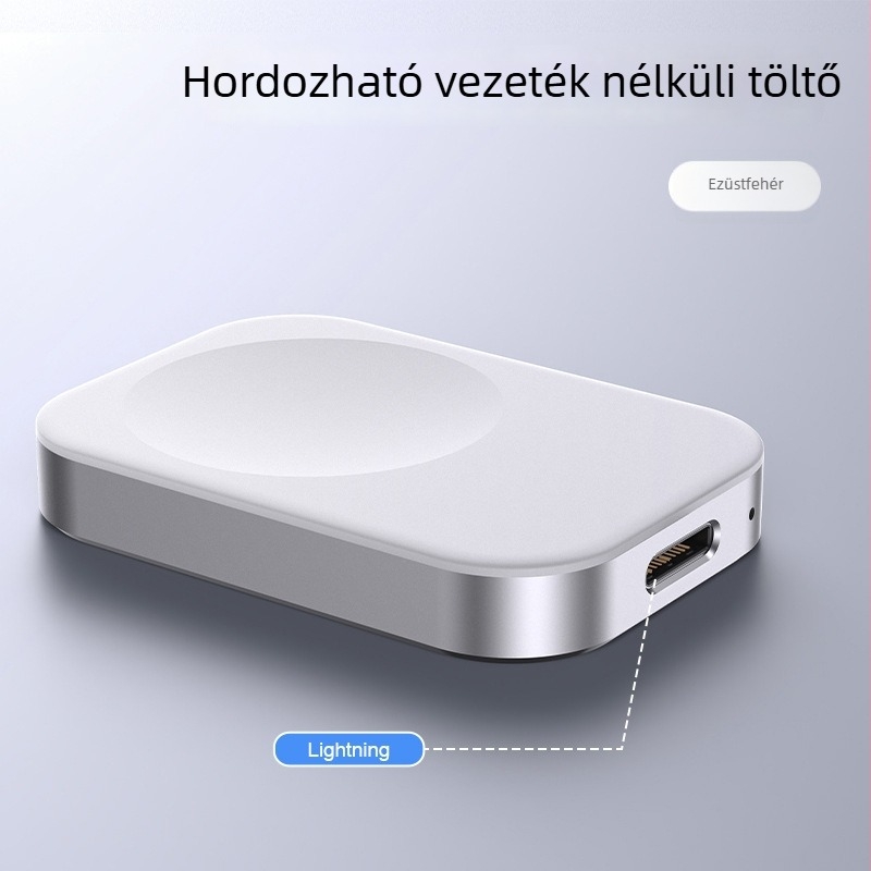 R7 mágneses vezeték nélküli óratöltő – Mini hordozható (QC3.0, 3W, Mágneses töltés, Gyors töltés)