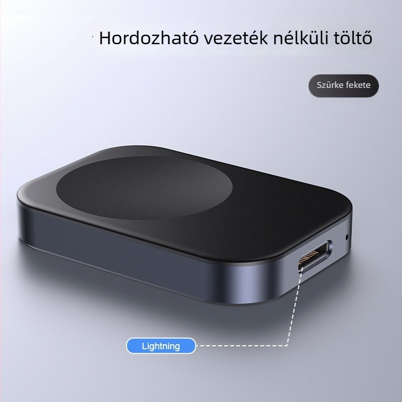 R7 mágneses vezeték nélküli óratöltő – Mini hordozható (QC3.0, 3W, Mágneses töltés, Gyors töltés)