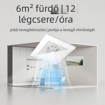 Csatornás típusú szellőztető ventilátor konyhához és fürdőszobához, mennyezet alatti felszerelés, 220V, 40W