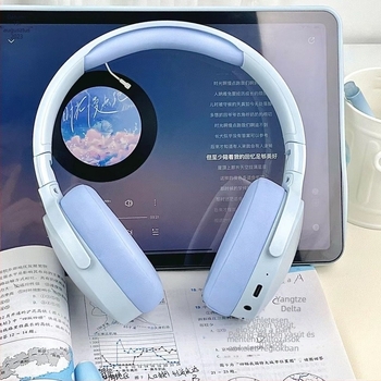 Vezeték nélküli Bluetooth fejhallgató a fejre, erőteljes basszusú esports fejhallgató – kompatibil Apple, Oppo, Huawei, Vivo és PC; Bluetooth protokoll 1.1, csontvezetés technológia, akkumulátor működési idő 0–4 óra, vízállóság