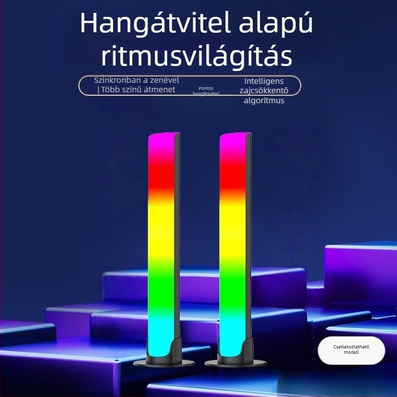 Hanggal aktivált zenés fény - asztali kivitel, modell L023 (nem intelligens vezérlés)