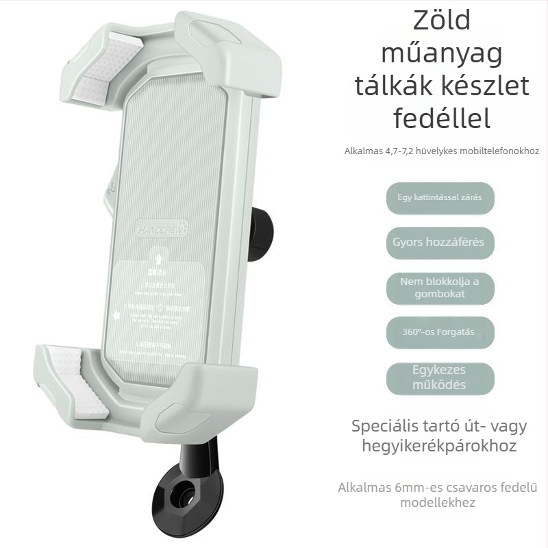 Kerékpártelefon tartó csillapító kormánytámaszhoz — univerzális MTB és országúti kerékpárhoz, rezgéscsillapító