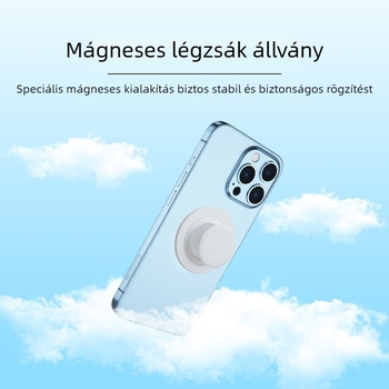 MagSafe asztali tartó iPhone 12–14-hez, kinyitható összecsukható tartó, logónyomtatás, PC anyag, modell XH-QN253