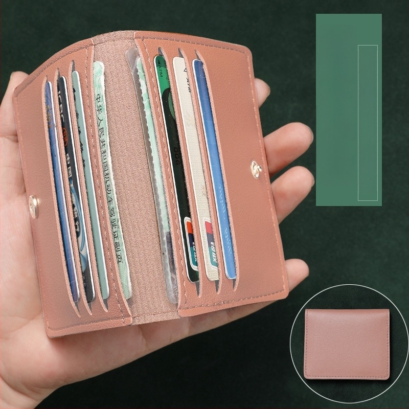 Uniszex PVC kártyatartó, ultra vékony dizájn, vízálló, antibakteriális, könnyű, több kártyahely