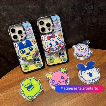 Tamagotchi család mágneses telefonállványa, teleszkópos légpárnával, hordozható, ütésálló, erős tapadással