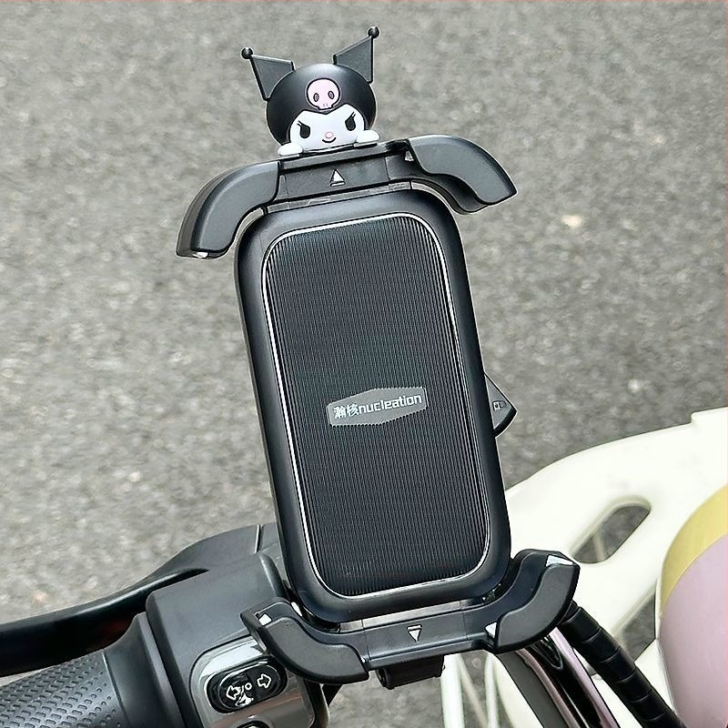 Airbag tartó telefonhoz elektromos autókhoz, kerékpárokhoz és motorokhoz vezeték nélküli töltéssel – puha ragasztóanyag, ütésálló