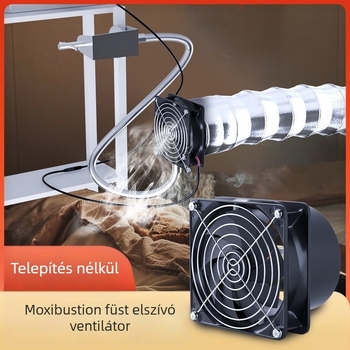 Univerzális konzolos ventilátor forrasztási füst elszívására – füst-elszívó, ablakos stílus