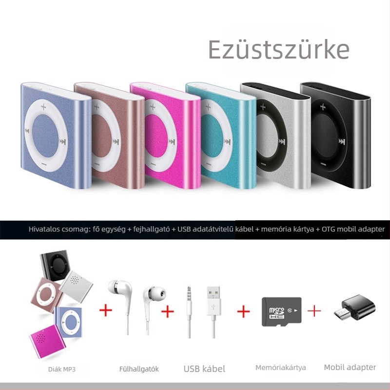 Hordozható MP3 lejátszó iskolai használatra és angol hallgatási gyakorlathoz