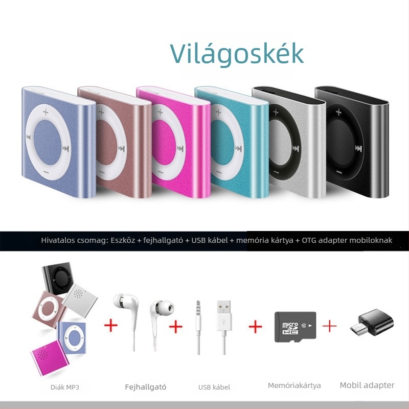 Hordozható MP3 lejátszó iskolai használatra és angol hallgatási gyakorlathoz