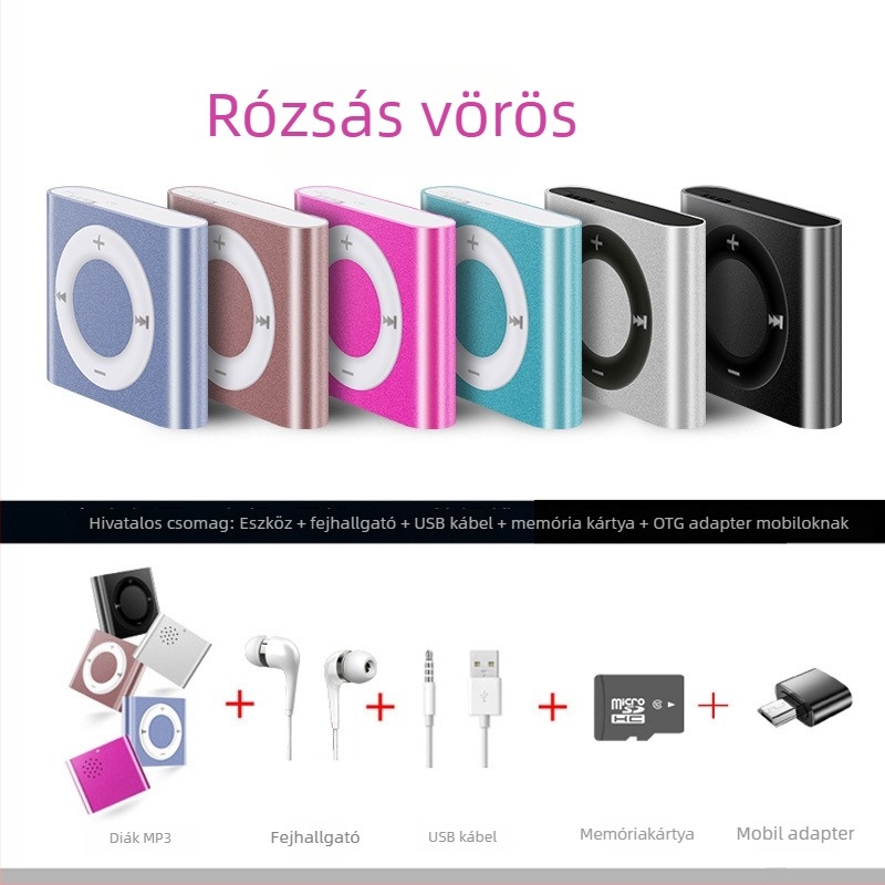 Hordozható MP3 lejátszó iskolai használatra és angol hallgatási gyakorlathoz