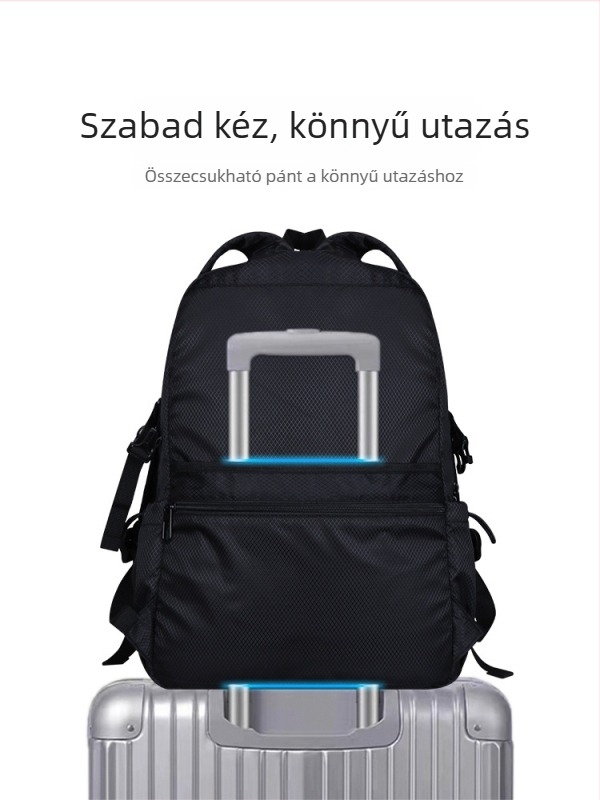 Utazó hátizsák, uniszex, vízálló, 20–35 L kapacitás, 15 hüvelykes laptop kompatibilis, anyag: szövet