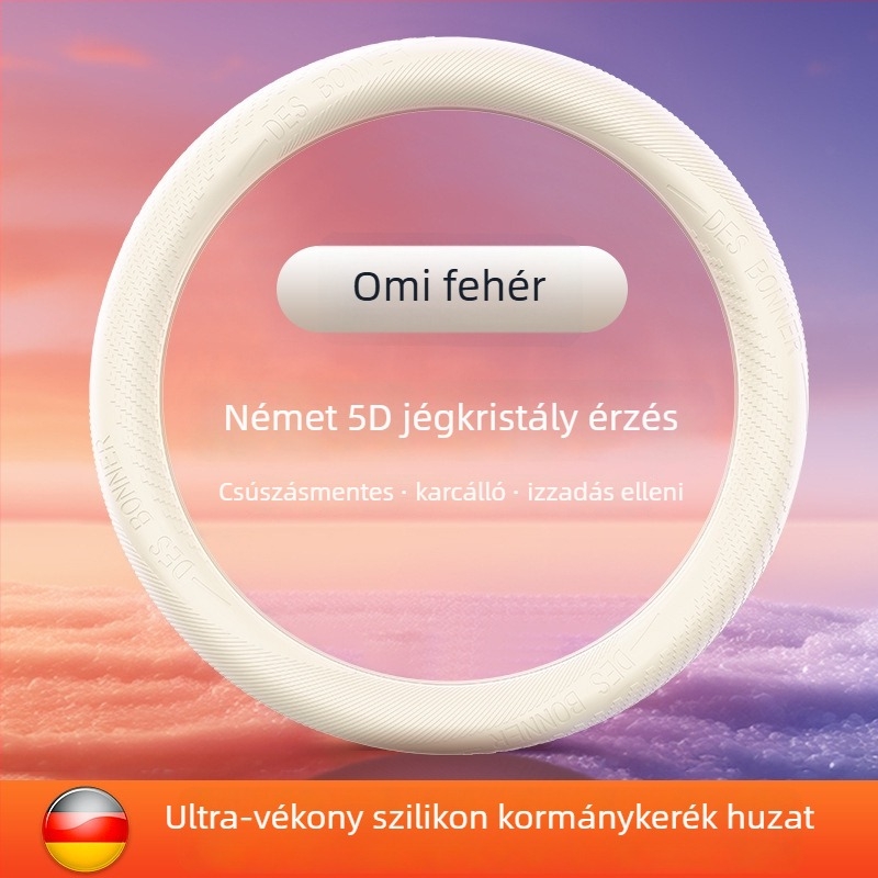 Szilikon kormányvédő, csúszásmentes és kopásálló, négy évszakos, egyszerű stílus, univerzális illeszkedés