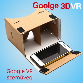 Androidos VR szemüvegek, 1K felbontás, Bluetooth hang/video, Kamera nélkül, Szemüvegek felett viselhető