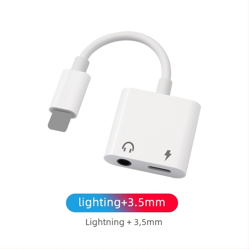 iPhone 11–14 OTG adapter 3,5 mm audio kábel – 2 az 1-ben
