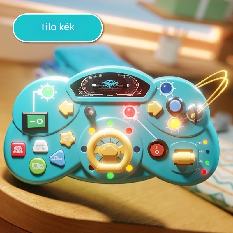 Montessori‑alapú oktatási foglalkoztató gép a korai tanuláshoz — elektromos, hang- és fényprojekcióval; ABS anyagból; 4–6 éveseknek