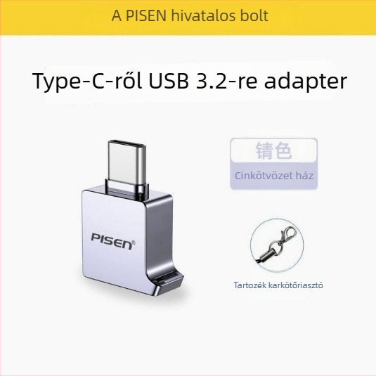 Pisen Lightning OTG adapter, Kétfunkciós, Univerzális kompatibilitás