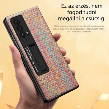 Honor Magic V2 hajtogatható telefonhoz — két részes védőtok, velúr felület, kopásálló, ütésálló, testreszabható