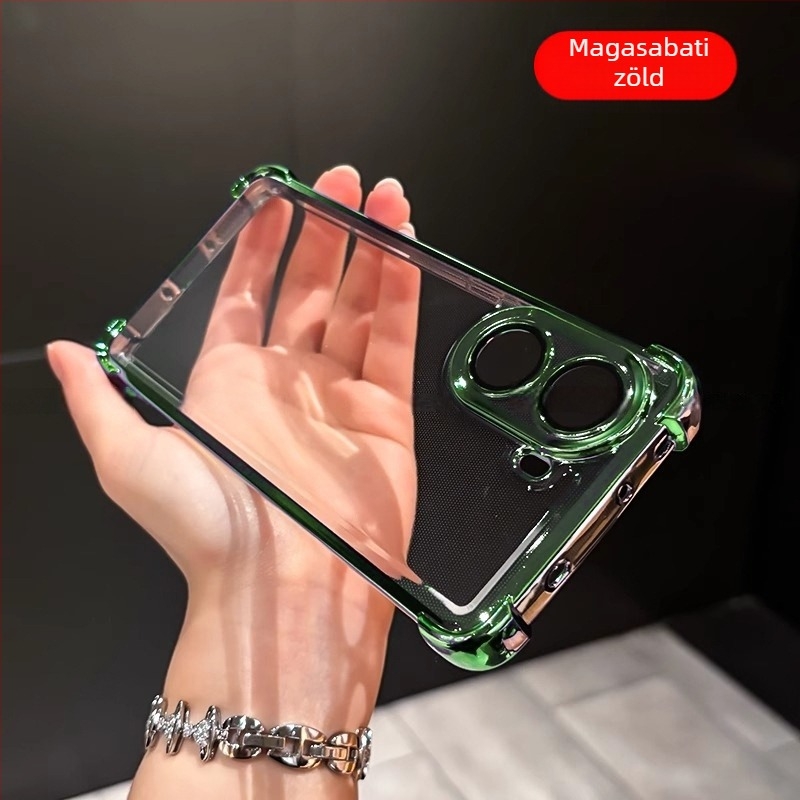 Tok Xiaomi Poco F8 Ultra – TPU héj, elektroplakált felülettel; ütésálló, zuhanásálló, karcolásálló és sárgulás elleni védelem.
