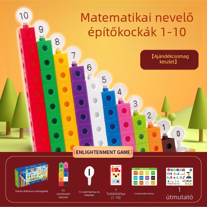 Tanulási célú digitális építőblokkok – ABS műanyag, nagy darab blokkok, 100–200 darab, 4–6 éveseknek, DIY összeállítás