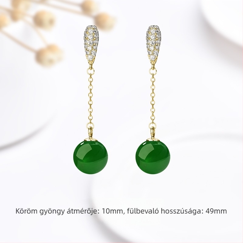 Fülbevalók – Geometriai forma, Achát anyag, Természetes stílus, Uniszex, 2025 tavasz