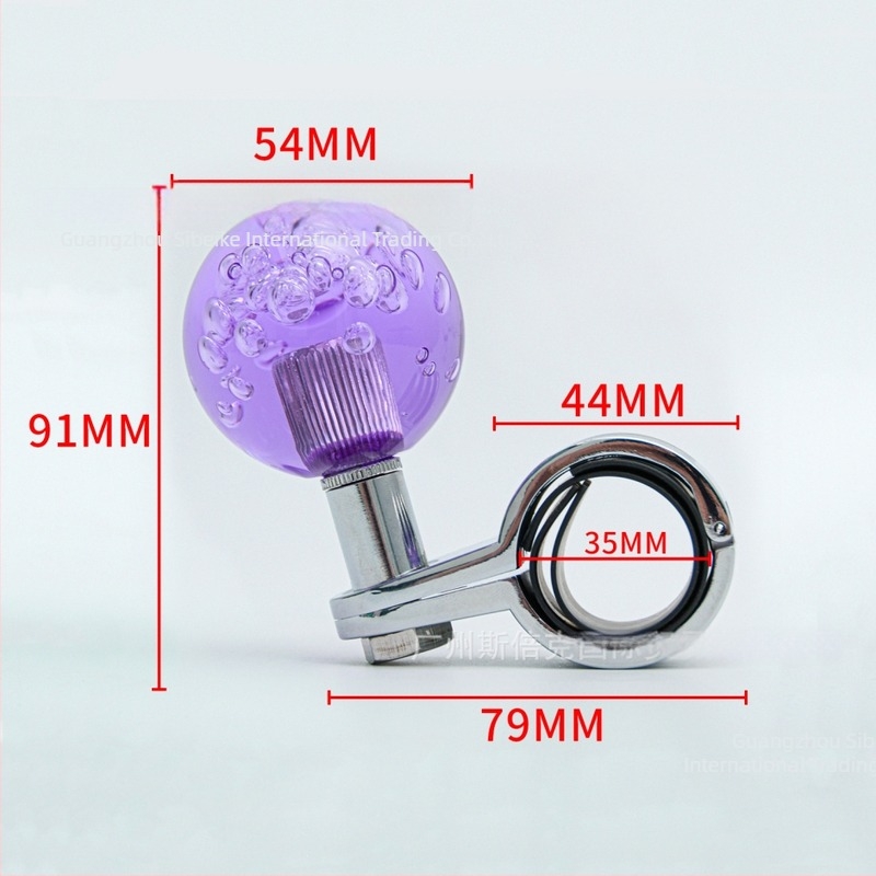 Universális akril kormánykerék erősítő gömb, logó nélkül, testreszabható megmunkálás