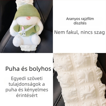 Autóbiztonsági öv vállvédő – dekoratív poliészter kiegészítő, 80 g, márka Beautiful Night Thoughts