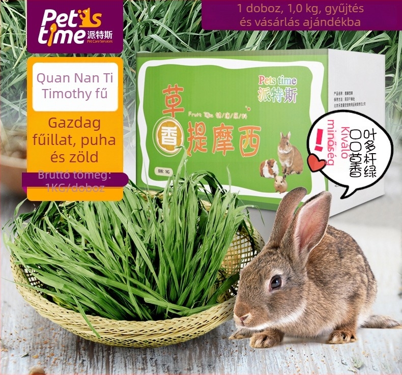 Nedves eledel alfalfa szénával felnőtt nyulaknak, tengerimalacoknak és chinchilláknak