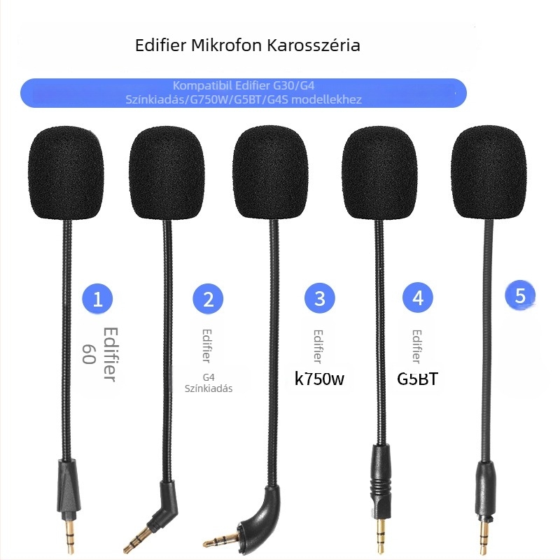 Edifier fülhallgatóhoz mikrofonkar – G2/G4/G30S/G5, K750W kiegészítő