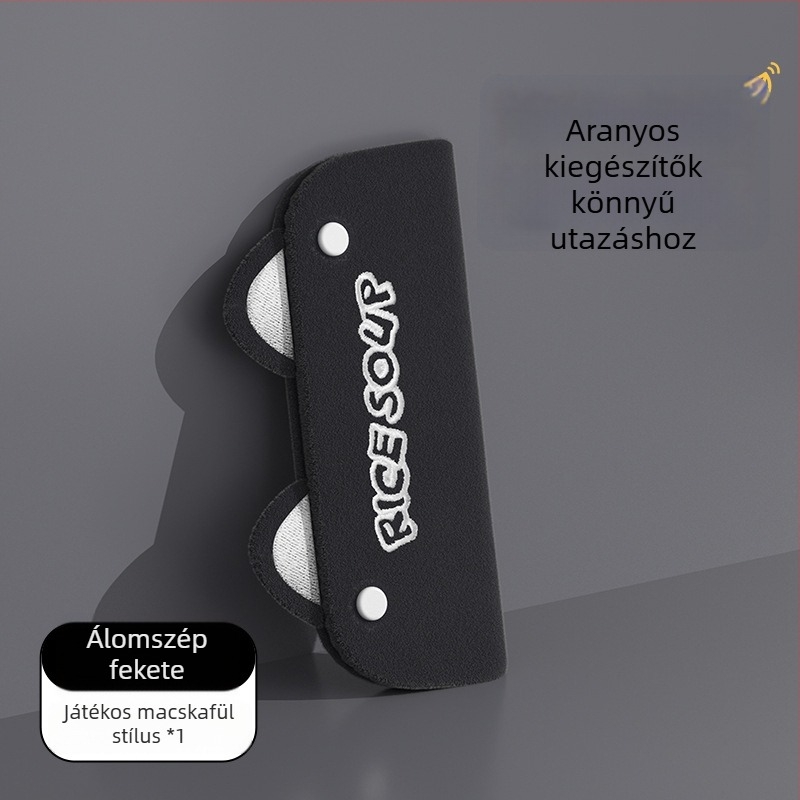 Autós öv vállvédő macskás dizájnnal, Icaroom/Love Car House, kristályosan puha anyag, 50 g, logónyomtatás lehetséges