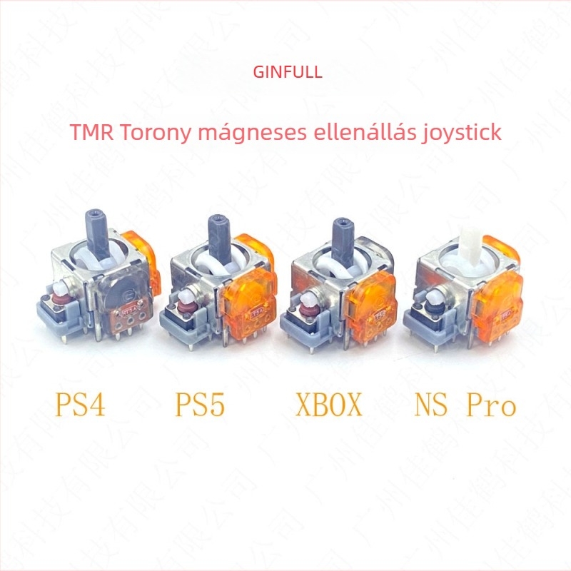 Jinfu Ötödik Generációs TMR Mágneses Ellenállás Joystick – Alacsony Energiafogyasztás, Magas Pontosság, Solder Interfész, Kompatibil Xbox, PS5, PS4, Switch Pro
